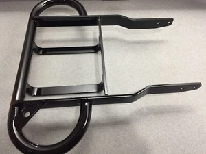 Barra de agarre Yamaha Raptor 660 parachoques enfriador rack T6 aluminio negro brillante - Imagen 1 de 6