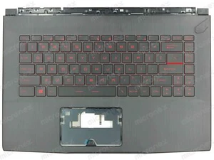 FOR MSI Thin GV15 11SC 11SCV Palmrest Keyboard LED US-International black - Picture 1 of 2