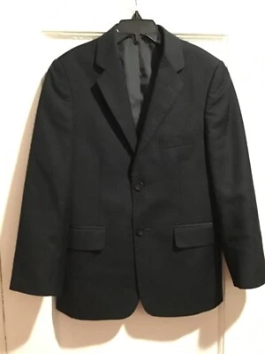 CHAQUETA DE DOS BOTONES IKE BEHAR BIG BOY, NEGRA, Talla 10 Usada en Excelente Condición Foto 1 de 4