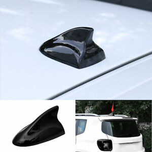 Fit For Jeep Renegade 2015-2020  Black ABS Shark Fin Antenna Aerial Cover Trim