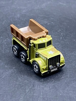 Micro Machines Galoob Военный Корпус морской пехоты США Зеленый Камуфляж Самосвал Винтажная Игрушка Винтажный - Изображение 1 из 4
