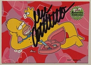 DAN CASTELLANETA AUTO SIMPSONS 10th Anniversary #69 PSA DNA Certified Autograph