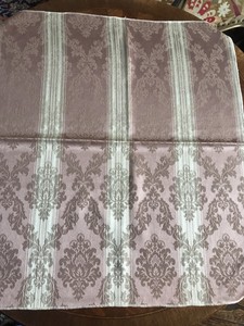 Großes Stoffmuster Vintage Seide Damast Jacquard  cm Italien 58x67 cm