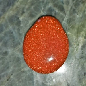 Gold River Pendant Drilled Gold Stone Pendant No 4 Gemstones - Picture 1 of 1