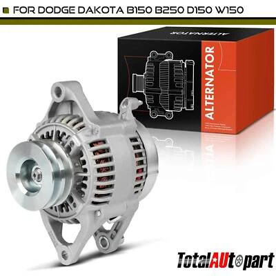 New Alternator for Dodge Dakota Ramcharger 1990-1991 90 A 12V CW 2-Groove Pulley - Image 1 of 4