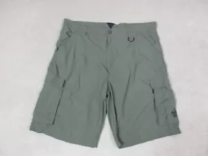 Boy Scouts Of America Shorts Mens Large Green Cargo Hiking Outdoors Fishing - Picture 1 of 9