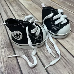 Build a Bear schwarz High Top Tennis Fitnessschuhe Converse Canvas Sneaker neu ohne Etikett - Bild 1 von 5