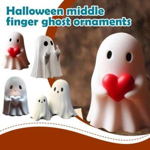 Linda estatua de fantasma, estatuilla de Halloween, estatuilla de fantasma pequeña de miedo linda mejor - Imagen 1 de 17