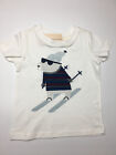 New Winter Time Skiing Bear Baby T-Shirt