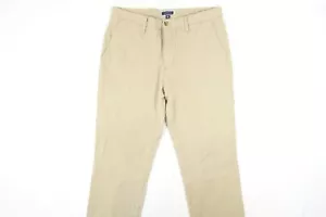 CLUB ROOM Kaki Beige 34X32 4 Voie Extensible Pantalon Chino Hommes Neuf - Foto 1 di 8