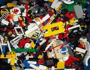 LEGO 100 piezas de colores mezclados bloques de construcción City Crator System piedras de kg colección - Imagen 1 de 1