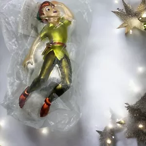 Disney Christopher Radko Peter Pan Vintage Ornament NEW Sealed Bag 98-Dis-18 - Picture 1 of 11