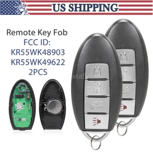 2 llavero remoto sin llave para Nissan Murano 2009 2010 2011 2012 2014 2014 - Imagen 1 de 9