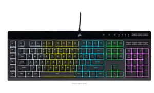 Corsair K55 RGB PRO Wired Gaming Keyboard - Black (CH-9226765-NA) - Picture 1 of 4