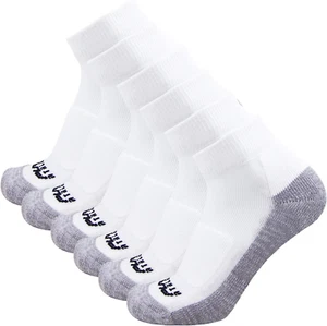 Padded Walking Socks Men, Women – Thick Ankle Cotton Blister Cushion Sock - Picture 1 of 12