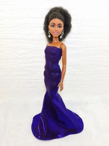 BARBIE Kleidung Abendkleid Purple Fashionistas Petite Size - Bild 1 von 5