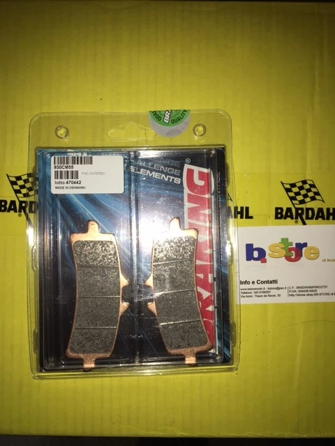 930CM55 PASTIGLIE FRENO ANTERIORE BRAKING DUCATI 1100 1098 S TRICOLORE 07-08 - Imagen 1 de 1
