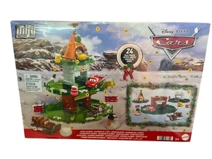 Mattel Disney Pixar Cars Mini Racers Advent Calendar 24 Play Pieces - Picture 1 of 5