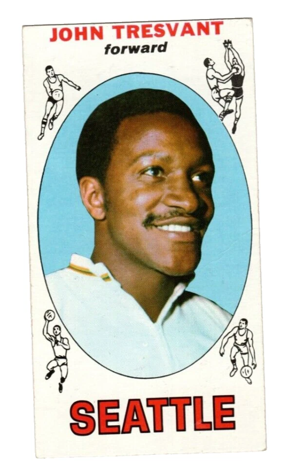 1969-1970 Topps #58 John Tresvant - Seattle Supersonics, Near Mint Condition! - Image 1 of 1