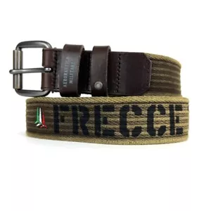Luftwaffe Gürtel Tricolor Pfeile CI293 aus grünem bedrucktem Band Mil - Bild 1 von 5