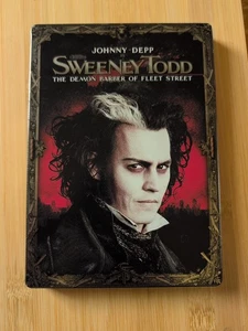Sweeney Todd: Il Barbiere Demone della Flotta Street Steelbook Halloween Horror DVD - Foto 1 di 5
