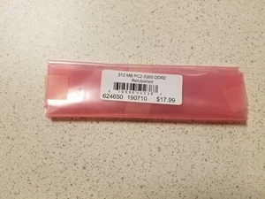 512 MB PC2-5300 DDR2 RAM SDRAM Memory - Picture 1 of 2