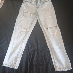 Primark Jeans Skinny Ripped Pale Blue Summer Size 6 Regular - Picture 1 of 1