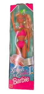 Barbie 1996 Splash 'n Color BARBIE Doll #16172 New NRFB - Picture 1 of 20