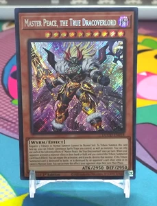 Yugioh! 1x Master Peace, the True Dracoverlord DOOD-DE018 Secret Rare 1st Ed NM - Bild 1 von 2