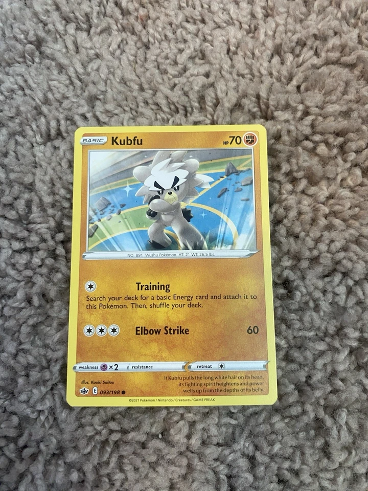 Kubfu 093/198 Swsh06: Sword & Shield - Chilling Reign Regular - Image 1 of 2