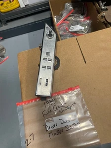 🔥86-91 LTD CROWN VICTORIA GRAND MARQUIS LEFT DRIVER MASTER WINDOW SWITCH SILVER - Bild 1 von 8