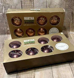 Vintage Martha Stewart Everyday Woodland Glas Weihnachtsschmuck 2002 - Bild 1 von 6