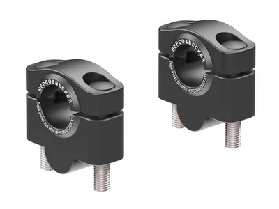 Triumph Street Triple 675/R 2007-2009 Handlebar Risers 25mm Black BY H & B - Imagem 1 de 3