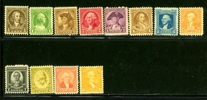 US Scott # 704 - 715 - postfrisch - siehe Scan - CV = 33,25 $ (12-C255) - Bild 1 von 1