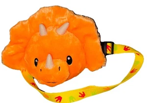 Peluche dinosauro triceratopo fienile coccole fienile suona ruggito arancione 10” 2022 - Foto 1 di 9