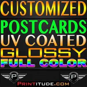 10000 POSTCARDS 3"x5" FULL COLOR THICK GLOSSY 2 SIDED 3X5 POSTCARDS FREE Design - Picture 1 of 1