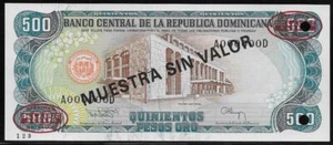 Dominican Republic 500 Pesos Oro 1994 Specimen Unc - Picture 1 of 1