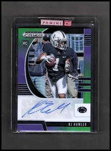 Panini Prizm Draft Picks 2020 Prizms Viola e Verde #122 K.J. Hamler Auto /199 - Foto 1 di 2