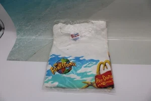 Sealed - Vintage 1994 The Flintstones McDonald's Single Stitch T-Shirt Adult XL - Picture 1 of 3