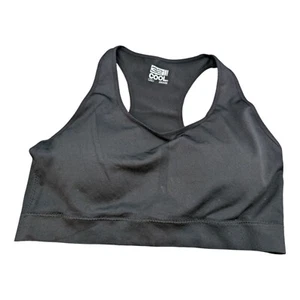 32 Degrees Cool Womens Black Sports Bra Size L Moisture-Wicking & Breathable - Picture 1 of 3