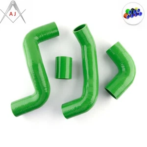 For Land Rover Freelander TD4 2.0 Silicone Radiator Water Coolant Hose Kit Green - Picture 1 of 8
