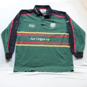 Cotton Traders Rugby Union Jersey XL LONDON IRISH RFC Club Aer Lingus Polo Shirt - Picture 1 of 20