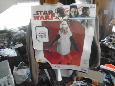 Fantasia infantil tamanho 2-3T Disney Star Wars pássaro porg Halloween Rubie's nova  - Imagem 1 de 2