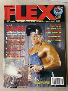 FLEX Bodybuilding Magazine July 1990 Cover Ian Harrison 9514* - Imagen 1 de 3