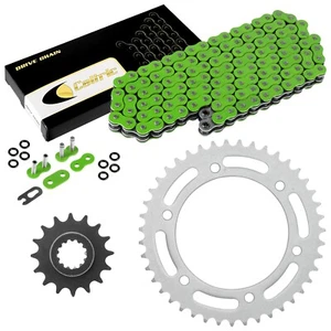 Green O-Ring Drive Chain & Sprockets Kit for Honda CBR600RR 2003 2004 2005 06 - Picture 1 of 8