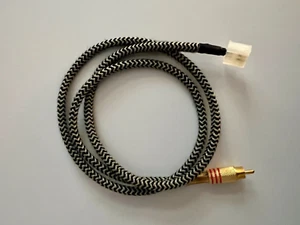 Apple 1 Video Cable | RCA - Molex 4-Pin | 1m/40in | UHF/RCA Adapter Included! - Afbeelding 1 van 7