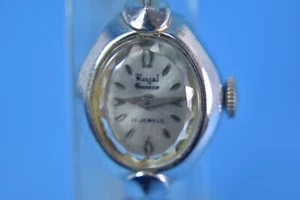 Vintage Ladies Royal Genève 17j wristwatch, runs - Picture 1 of 6