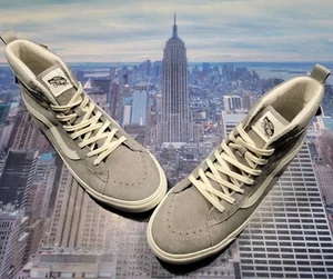 VANS SK8 Hi MTE-1 Primaloft Suede Shoes Grey/White Mens Size 12 721454 New - Picture 1 of 9