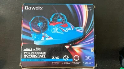 Barcos de control remoto aerodeslizador 2,4 GHz anfibio RC barcos motores dobles para piscinas Foto 1 de 4