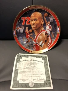 Michael Jordan Return To Greatness Collector's Plate. by Glen Green NIB COA - Picture 1 of 1